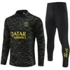 22 23 Trainingspak Voetbaltruien Trainingspak Jersey Voetbal Tuta Maillot Survetement Foot Futbol Chandal Jogging Jacket PSGS 2022 2023 Mens Kids Kit