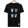 여름 캐주얼 티셔츠 남성 여성 정신병자 토끼 2024 새로운 디자인 멀티 스타일 남자 셔츠 패션 디자이너 Tshirt 커플 짧은 슬리브 맨 탑 M-3xl