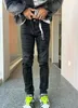 Men's Jeans Types Of Designer Online Ripped Distressed Skinny Slim Fit Destroyed Stretch Pants Streetwear Trousers