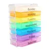 Weekly Daily Plastic Tablet Box Storage 7 Day Tablet Sorter Box Container Case Organizer