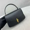 THE ROW Sofia Kalbsleder-Grifftasche Handtasche 2023 Mode Luxus-Designer-Handtaschen schwarz braun Geldbörse Handtaschen