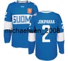 Vin Weng 2016 World Cup of Hockey Finland Team Jersey 2 Jyrki Jokipakka 3 Olli Maatta 7 Esa Lindell 9 Mikko Koivu Custom Hockey Jerseys