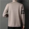 Men's Sweaters 2023 Autumn Brand Cardigan Sweater Coat High Quality Slim Fit Wool Long Sleeve Knitted Size S-3XL