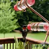 その他の鳥の供給ガーデンフィーダーハミングバード飲酒吸引カップは簡単にきれいにしやすいデッキの装飾フィーダーのためのホームホームペットdhtwp