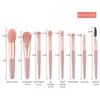 8 Soft Hair Mini Matte Makeup Brush Set Portable Eye Shadow Brush Powder Blusher Brush Full Set of Makeup Brush