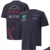 F1 T-shirts Forma 1 Racing Team Été Manches courtes Fan personnalisé Grande taille Séchage rapide Respirant 2022 Drop Delivery Dhd7X