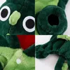 Dog Apparel Cat Dinosaur Costume Multifunctional Halloween Dinosaur Costume Dog Cat Christmas Costume Pet Clothes for Puppy Kitten Red Green 231110