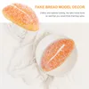 Dekoracja imprezy symulowana chleb Pu propon Fake Model Food Toy Prezentacja symulacji ciasta dekorowanie ciasta