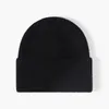 Beanie Skull Caps Knitted hat Women's outdoor winter beanie cold hat Fashion travel shopping men's jacquard black wool hat