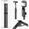 Selfie Monopods Selfie Stick Trípode con trípode ligero con control remoto inalámbrico plegable soporte para teléfono portátil Mini trípode para teléfono inteligente Q231110