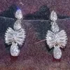 Серьги-гвоздики 2023, модный серебряный цвет для женщин, подарок на вечеринку, ювелирные изделия, оптовая продажа, Рождество E033