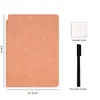 Cahier de tableau blanc réutilisable mémo en cuir stylo gratuit effaçant le chiffon planificateur hebdomadaire Portable élégant cahiers de bureau