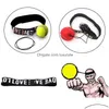 Punching Balls Fight Equipo de pelota de boxeo con diadema para entrenamiento de velocidad refleja Red Drop Delivery Deportes al aire libre Suministros de fitness Dhdlg