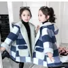 معطف Kids Girl Overcoat Winter Fashion Wool Wool for Girls Teens Autumn Scedtwear Wharing Ofterwear Children