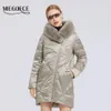 Women's Down Parkas Miegofce Winter Elegancki bawełniany płaszcz damski stylowy faux fur
