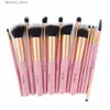 Pincéis de maquiagem 14 pcs Rose Golden Pincéis de maquiagem Fundação Pó Lip Sobrancelha Escova Cosmética Ferramenta Beleza Escova Punho de madeira Pincel de maquiagem Q231110