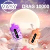 Tek Kullanımlık Vapes Orijinal Vasy Drag 10000 Puffs 10K Tek kullanımlık Vape 5% 20ml Şarj edilebilir meyve aroması Vaper Tek kullanımlık Elektronik Vape Kalem 13 Tatlar