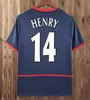 2002 2005 HENRY BERGKAMP Mens RETRO Soccer Jerseys 94 97 V. PERSIE VIEIRA MERSON ADAMS Domicile Extérieur 3e Football Shirt Uniformes à manches longues