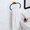 Nieuwe nieuwe badkamerhardwareset Wandmontage roestvrijstalen handdoekstang Handdoekring Papierhouder Robe Hook Badkamer Wc-accessoireset