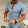 Erkekler Tişörtler Erkekler Vneck Tshirt Out Tehlike Out Gömlek Sıradan Kısa Kollu Yıkama Vintage Denim Bluz Fitness Vücut Geliştirme Üstleri 230410