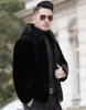 Men's Fur Faux Fur Autumn And Winter Men's Faux Fur Coat Korean Fashion Slim Clothing Brown Fluffy Warm Coat Casual Male Top Thermal Jacket LOOSE 231110