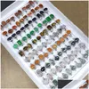 Solitaire Ring Wholesale 50pcs/lote charme natural gem ring rings banda de moda de joias de festa bela