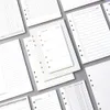 Блокнот A5 A6 Loose Leaf Leaf Notepbook Spiral Spining Buping Inner Page Diary Weekly Monthly Planner, чтобы сделать линейную линейную сетку.