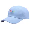 European Hip Hop New Baseball Cap broderade toppade kepsar Färgbrev Sun Hat grossist