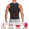 Herren Body Shaper Herren Body Shaper Neopren Sauna Weste Taillentrainer Doppelgürtel Sweat Shirt Korsett Top Bauch Abnehmen Shapewear Fettverbrennung Fitness 230410