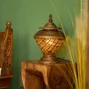 Autocollants de fenêtre Yili Lampe de bureau en bambou Salon Chambre Chevet Thai El Club Lampes décoratives rétro