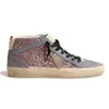 Nowe wydanie Włosze Buty buty wysokie top Lampard Print Pink-Gold Glitter Class