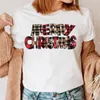 女性用Tシャツ2023レディースTシャツファッション年ホリデートップハッピーメリークリスマス漫画グラフィックプリント服女性ティーTシャツ