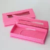 Partihandel Bling Glitter False Eyelash Packaging Box Fake 3D Eyelashes Boxar Magnetic Case Lashes Empty Box DH8567