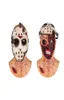 Horror Jason Spaventoso Cosplay Testa completa Maschera in lattice Viso aperto Casa stregata Puntelli Forniture per feste di Halloween 2206139441497