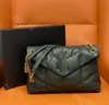 Luxury Lambskin axelväska Loulou Designer Bag Yslbag liten puffer i quiltat Nappa Leather Flap Handbag Stylish Civersatile Chain Crossbody Bag