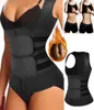 Vita Trainer Gilet Body Shaper Corsetto per il sudore Sport Yoga Allenamento in palestra Pilates Perdita di peso regolabile Pancia Bruciatore di grasso6344599