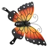 Trädgårdsdekorationer ornament järn simulerade fjärilar vägg hängande scen pendell