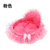 Canis Pens Fashion Lace Princess Dog Bed Cat Litter Puppy Nest Mat Soft Doggy Almofada Teddy Pet Beds para Pequenos Cães Médios Gato Sofá Canil 231109