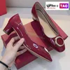 Avec boîte chaussures habillées pour femmes boucle escarpins en cuir embellis sandales de créateur de luxe mode dame chaussure taille 34-41