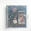 Blocchi per appunti Yiwi Trasparente Star Soft PVC Album portatile Jelly Color Mini Instax Name Card 230408