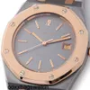 Audemar Pigue Watch Royal Oak Chronograph Watches Audemar Pigue Royal Oak 18K Rose Gold Tantalum Watch 14486TR COM003054 HBKA