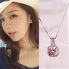 Cadenas Moda Corea Senior Mujer Simple Corto con Zircon Diamante Colgante Clavícula Cadena Cuello Accesorios para estudiantes Joyería al por mayor
