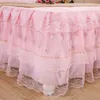 Bed Skirt Bedding products fashion flowers colorful stickers bed sheets pillows bedding household textiles bedding 230410