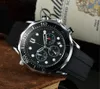 Topkwaliteit horloge keramische bezel Rologio blauwe wijzerplaat heren herenhorloges quartz uurwerk luxe horlogehorloges