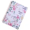 Planificateur Carnet Journal hebdomadaire Calendrier Spirale Journal mensuel Livre Horaire Liste de tâches Rendez-vous sans date Quotidien Wirebound Office