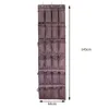 Storage Boxes Bins 24 pocket shoe hanger door storage space organizer wall mounted wardrobe rack 230410