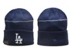 Herenpetten Dodgers Mutsen Los Angeles Hoeden Alle 32 Teams Gebreid Omboorden Pom Gestreept Zijlijn Wol Warm VS College Sport Gebreide muts Hockeymuts Cap Voor Dames A3