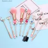 Make-upborstels Heet! Beauty Anime Cardcaptor Sakura Make-up Kwasten Set Gereedschap Kit Poeder Losse Oogschaduw Blush Synthetisch Haar Beste Cadeau Cosmetische Q231110