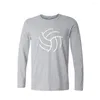 Magliette da uomo UPRISING Maglietta da pallavolo alla moda da uomo T-shirt divertente a maniche lunghe estiva in cotone casual