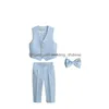 Garçons Vêtements de cérémonie Ensembles Little Pographie Costume Enfants Robe de mariée Enfants Stage Performance Blazer Bébé Anniversaire Cérémonie Coût Dhd8G